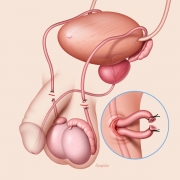 Vasectomy surgical procedure basic concept