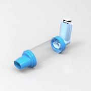 Inhaler with spacer chamber